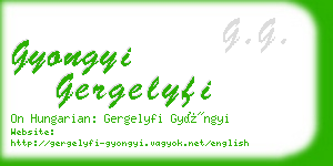 gyongyi gergelyfi business card